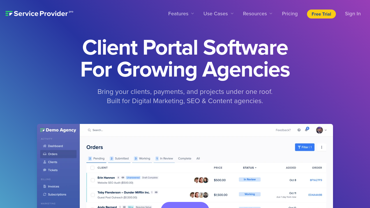 Service Provider Pro